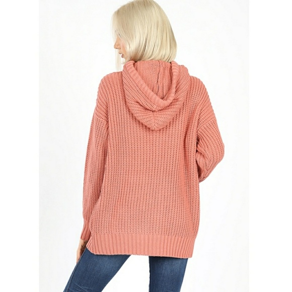 °°SALE°°NWT CABERNET RIB HOOD SWTR W/KANGAROO PKTS - Picture 2 of 8